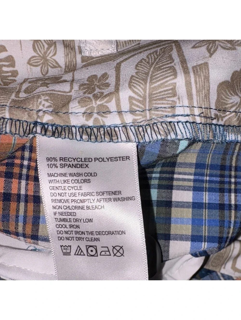 Tommy Bahama Men's Chino Shorts 38 x 9 Multicolor Plaid 9